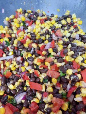 Black bean and corn salad