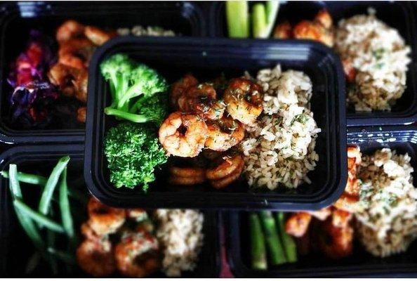Shrimp/Brown Rice/Broccoli
