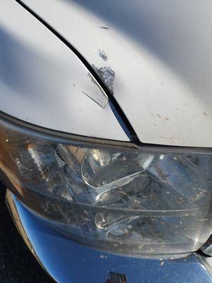 Damage from GFL truck