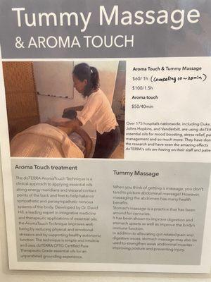 Aroma Tummy Massage Salon