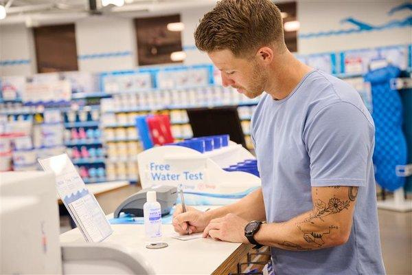 Free Pool Water Test Station