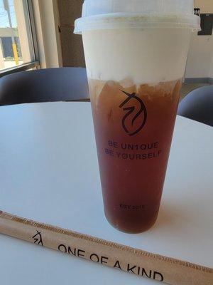 Roasted Oolong w/ Cheese Foam