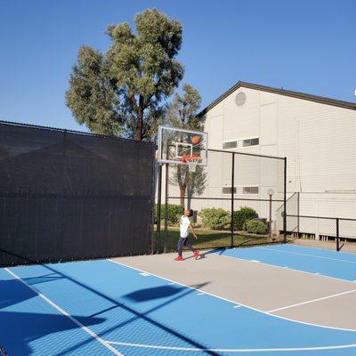 Love the brand new basketball court!
