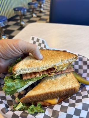 Fried bologna sandwich. It was really good.