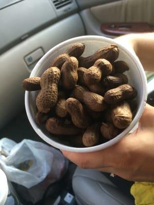 Boiled peanuts! Boom!