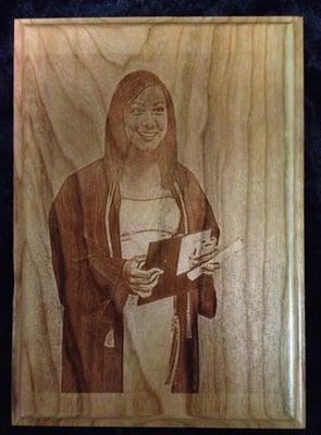 Three Crosses Engraving