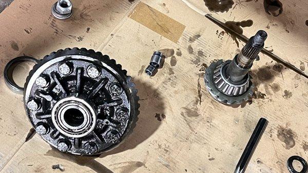 Rear diff bearings replaced