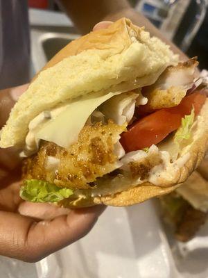 Fried Whiting Sandwich
