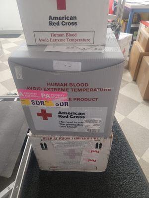 Late night delivery.