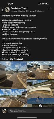 AG pressure wash
