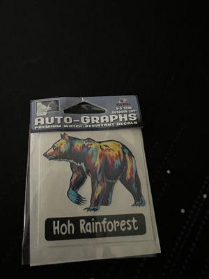 A sweet looking Bear Decal to put on my new truck!