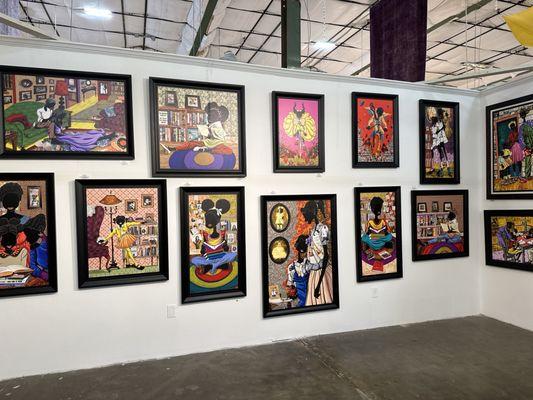 BEAUTIFUL framed prints on canvas in one of the "storefronts" LeroyCampbellOriginals.com