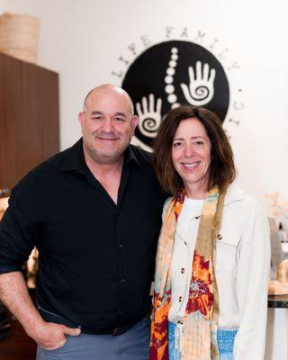 Dr. Anthony Rojo and office manager, Amy Rojo.