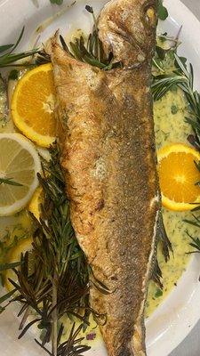 Bronzino, chef Jeff came out and removed the bones in the dining room which was very cool to see!! Will definitely be back!!