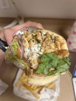 Gyro on Pita