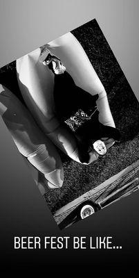 Me on inflatable bag