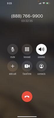 WAITING TO TALK TO SOMEONE