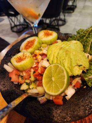 Shrimp ceviche