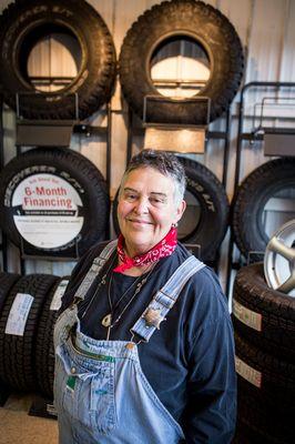 Tire Lady's Rainbow Tire