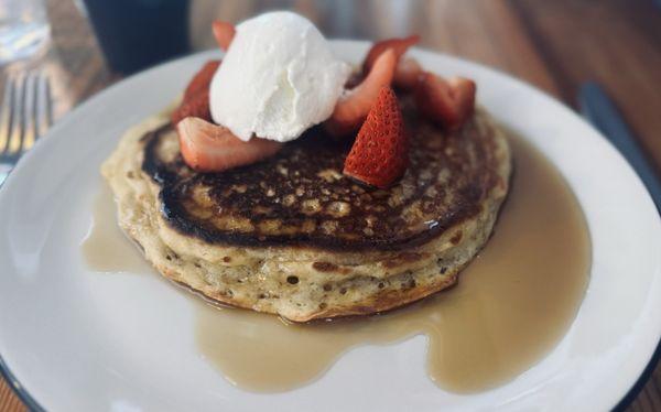 One perfect pancake!