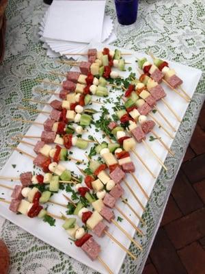 Mediterranean Antipasto Skewers
