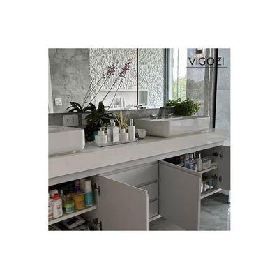 Bathroom essentials beautifully arranged -- because clarity begins at home.