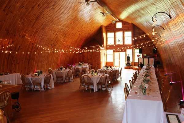 Rustic barn wedding venue