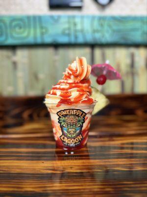 Cactus cooler with chamoy