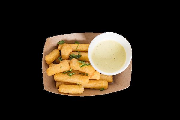 Yuca Fries and Cilantro Lime aioli