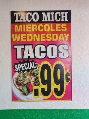 Same great taco deal, new location.