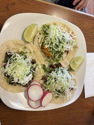Asado tacos & pollo taco