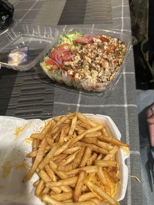 #3. Mix over rice, #.#.6 Cheese Fries