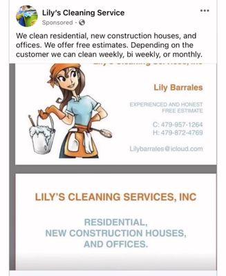 Lily’s Cleaning Services