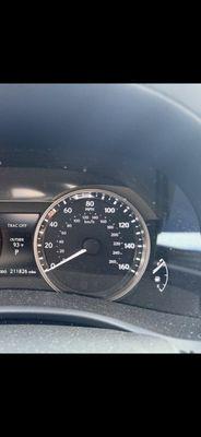 When I dropped it off
