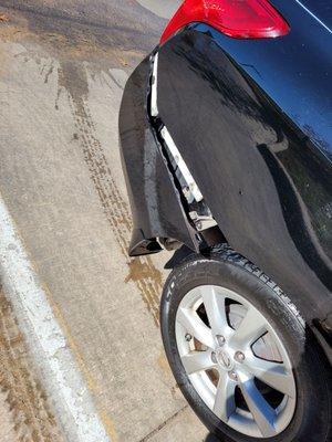 As I drove out of the Pirates Cove Carwash