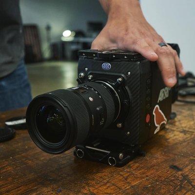 Shooting with an Arri Alexa Mini.