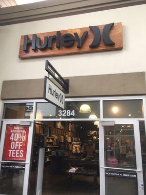 Hurley Store Front, San Francisco Premium Outlets, Livermore, CA.