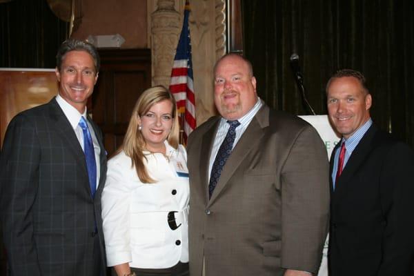 Lourdes with Coral Gables Chamber of Commerce board members. She was recognized as a finalist for the 'Rising Stars' award!