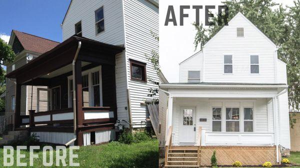 Before and After Exterior