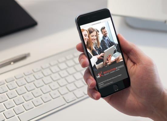 Responsive web design for Revolution Resources