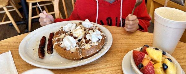 Carrot cake waffles