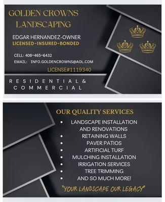 Golden Crowns Landscaping