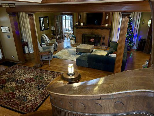 Main entryway and living room