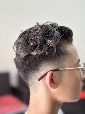 Haircut- perm permanent