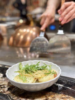 Side of Pommes Anna was potato and cheese goodness