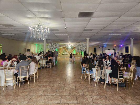 This view is from when you first walk in