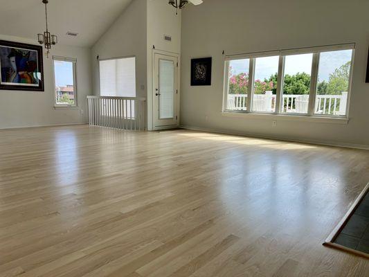 Sand & Refinish with Bona Red Oak