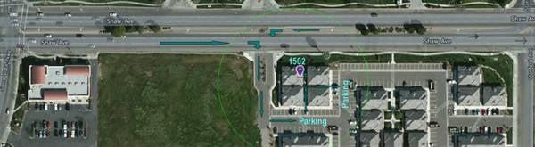 Note location of the building.