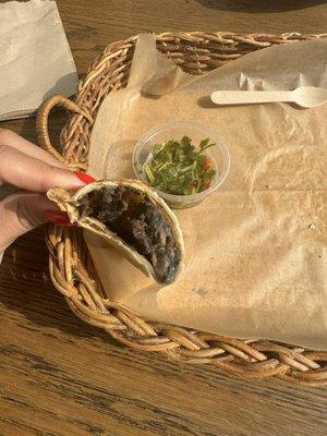 Black Beans Empanada