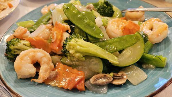 Assorted Vegetable & Prawn stir fry